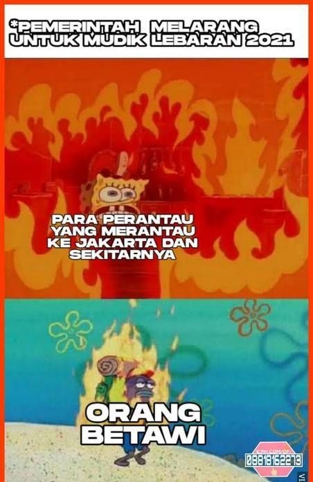 10 Meme Kocak Dilarang Mudik Lebaran Sendirian Lagi Deh