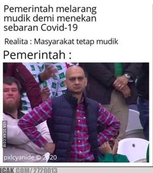 10 Hilarious memes are prohibited from going home, twice Lebaran don't go home