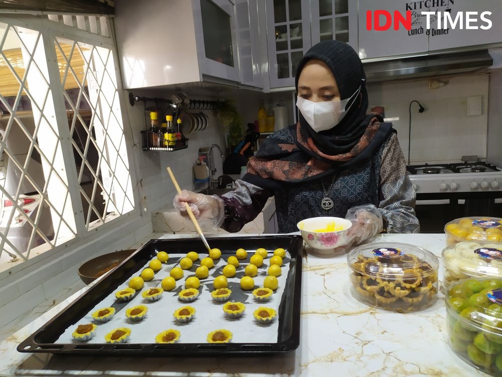 Kue Nastar Jadi Buruan Warga Palembang Jelang Lebaran