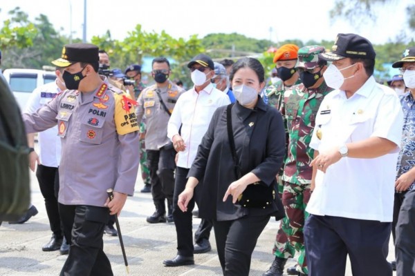 Ketua DPR hingga Kapolri Tinjau Penyekatan Mudik Pelabuhan Bakauheni