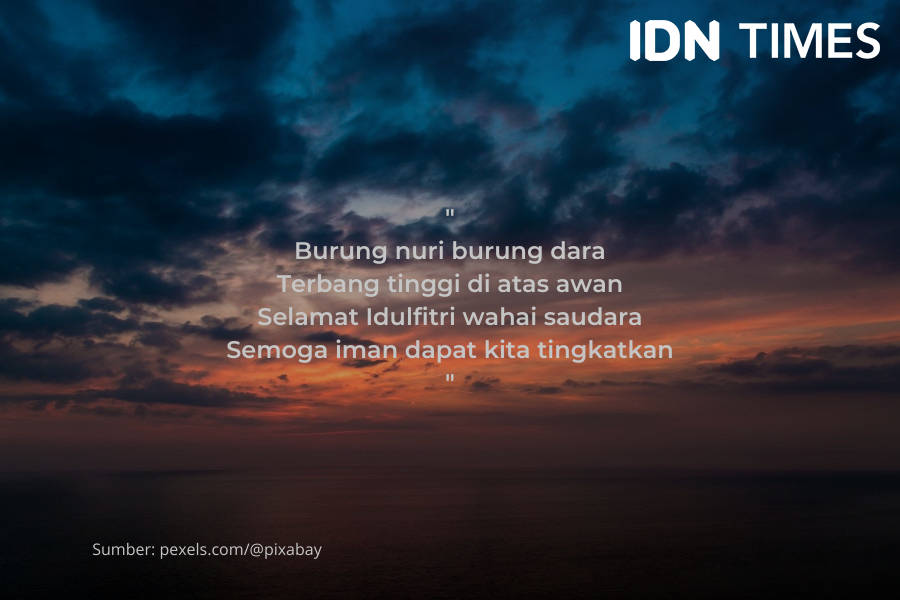 10 Inspirasi Pantun Untuk Ucapan Lebaran, Lucu Dan Gemes