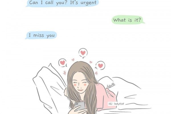 Rindu Itu Pahit! 9 Ilustrasi Ini Cocok Buat Kalian Para Pejuang LDR