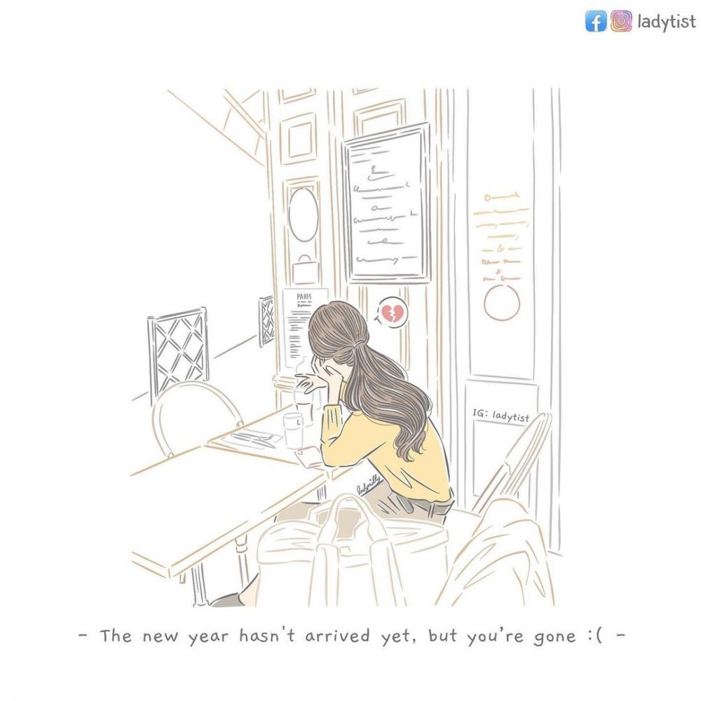 Gak Usah Sok Kuat, 12 Ilustrasi Rasanya Gagal Move On