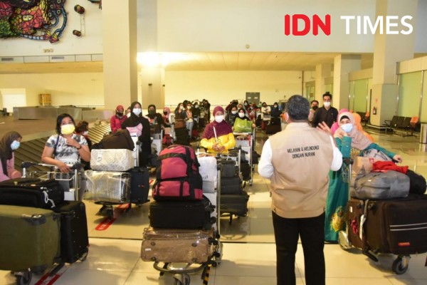 Masa Peniadaan Mudik, 1.278 Pekerja Migran Pulang ke Indonesia