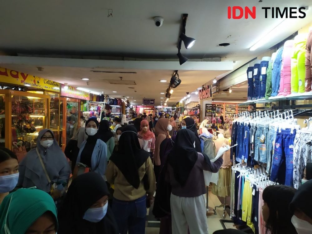 Duh! Mall di Bandar Lampung Diserbu Pengunjung, Prokes Diabaikan
