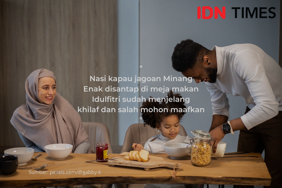 Klasik! 10 Pantun Ucapan Lebaran yang Inspiratif di Bulan Ramadan