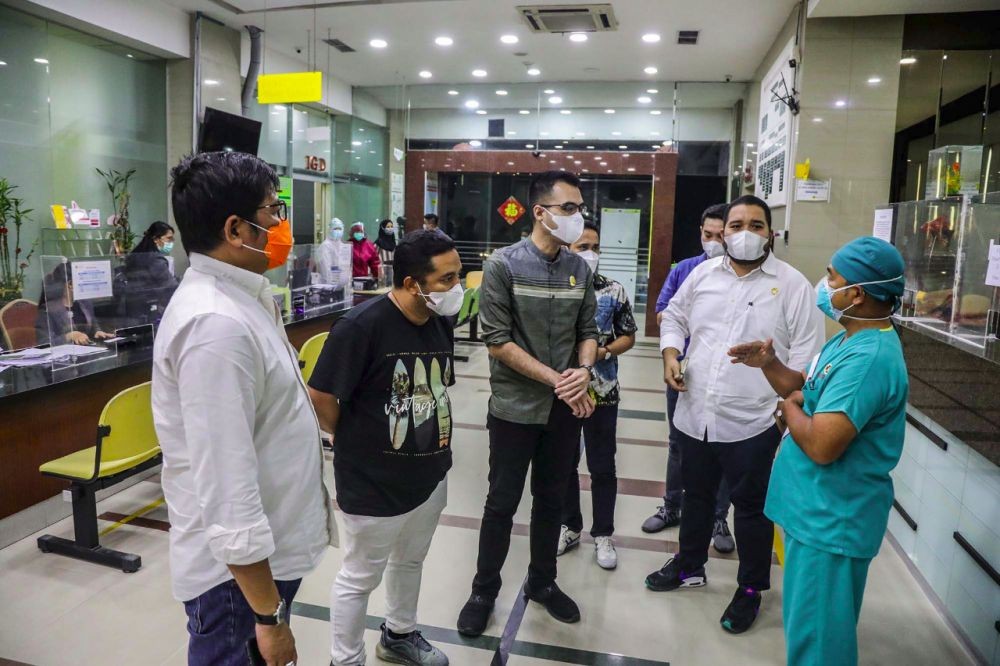 Antisipasi Lonjakan Pasien COVID-19, Politisi NasDem Sidak RS di Medan