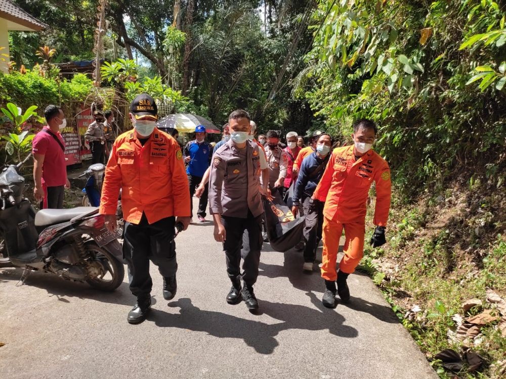 Rem Blong, Pengendara Roda Dua Ditemukan Meninggal di Tukad Ayung