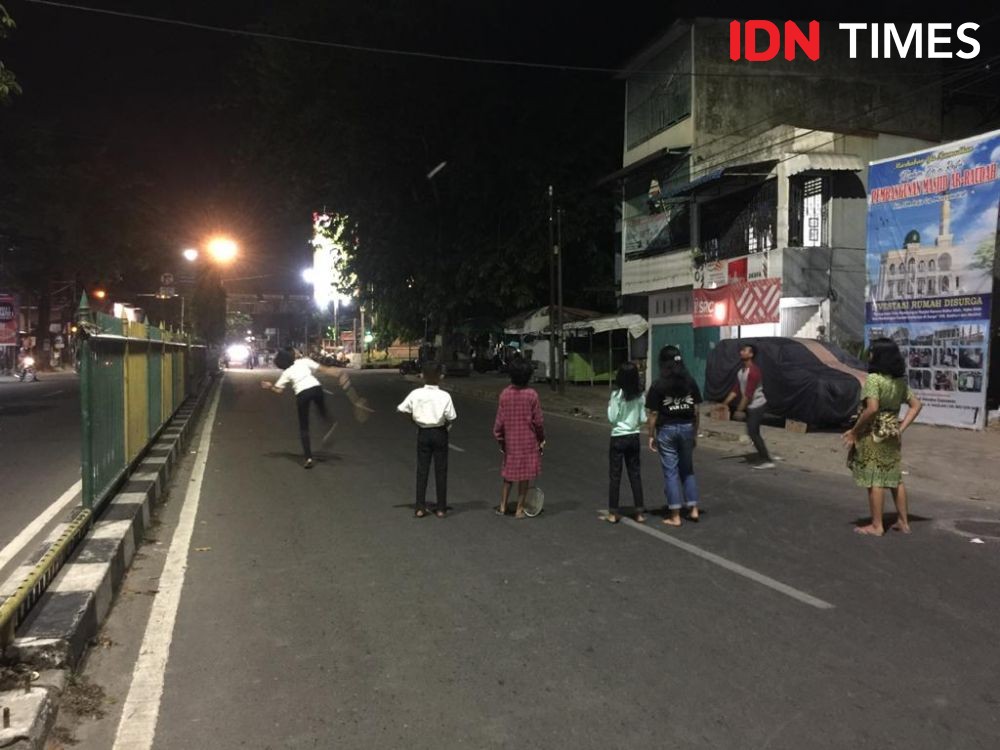 32 Ruas Jalan Ditutup, Malam Takbiran di Pusat Kota Medan Sepi