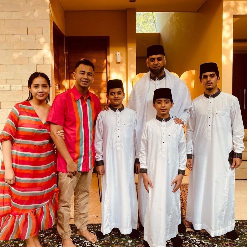 10 Potret Lebaran Keluarga Sultan Andara Raffi Ahmad, Meriah Abis!