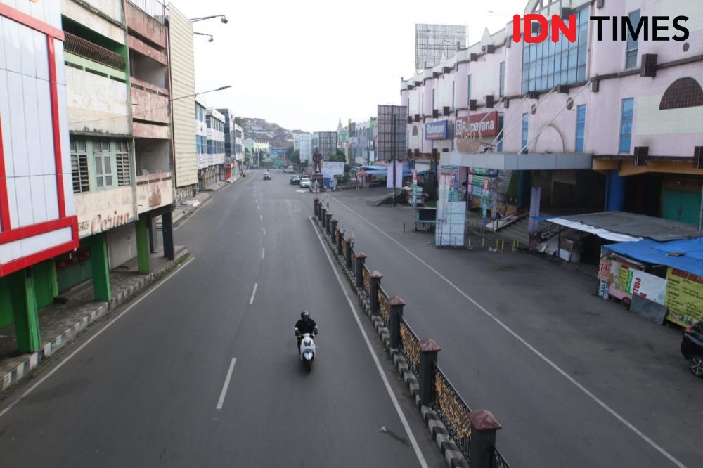7 Potret Kota Bandar Lampung Momen Idul Fitri 2021, Sepi Hiruk Pikuk