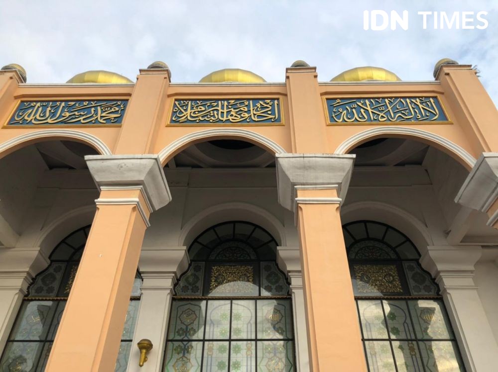 Perayaan Idul Fitri di Masjid Agung Palembang Lengang 