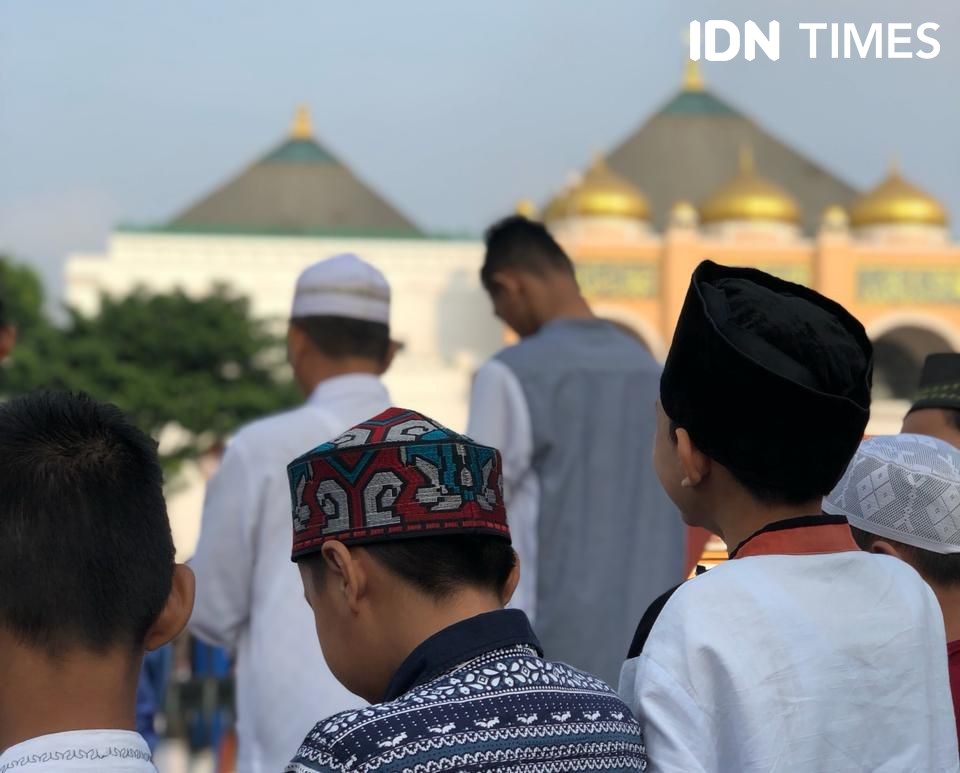 Masjid Agung Palembang Tunggu Instruksi Izin Salat Idul Adha