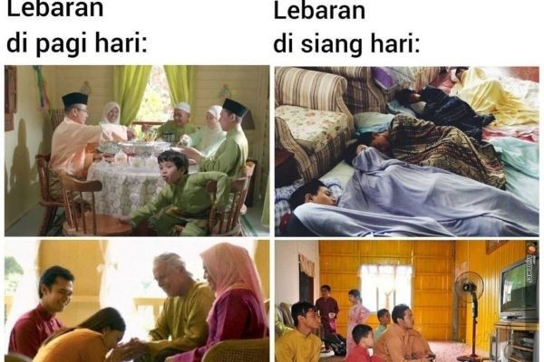 Bikin Ngakak Setuju, 10 Meme Sering Terjadi Tiap Lebaran