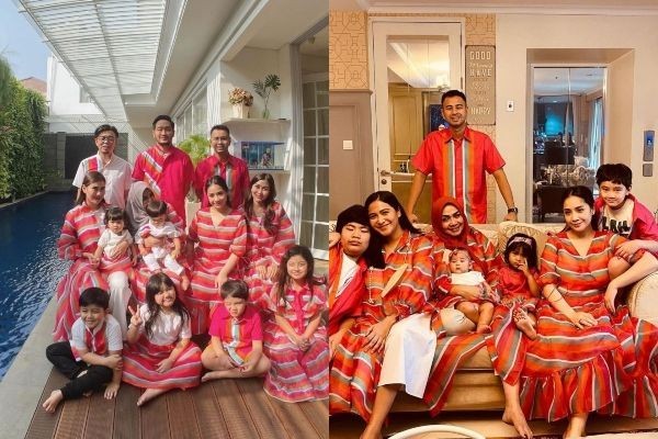 10 Potret Lebaran Keluarga Sultan Andara Raffi Ahmad, Meriah Abis!