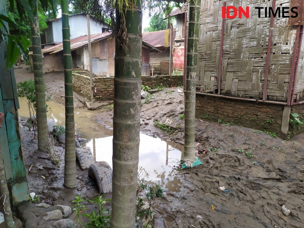 Momen Idul Fitri, Warga Medan Maimun Malah Dilanda Banjir