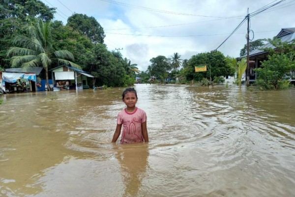 Hari Lebaran, 11 Desa di Kaltara Malah Terendam Banjir