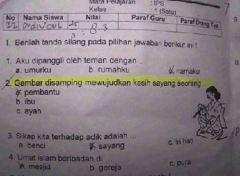 Ngakak! 10 Jawaban Soal Ujian Nyeleneh dan Polos Anak Sekolah