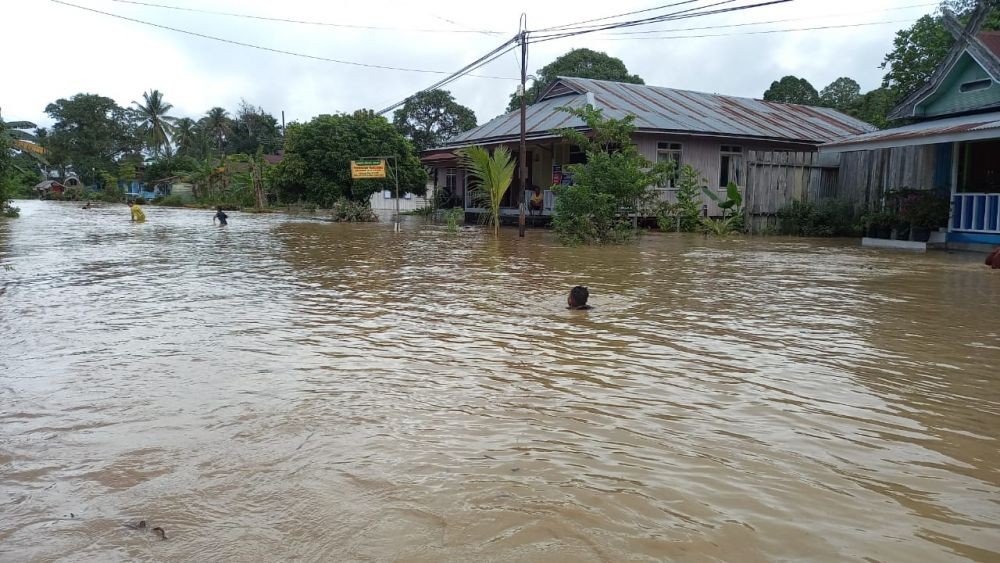 Bencana Banjir, Warga Malinau Mengungsi ke Tempat Tinggi