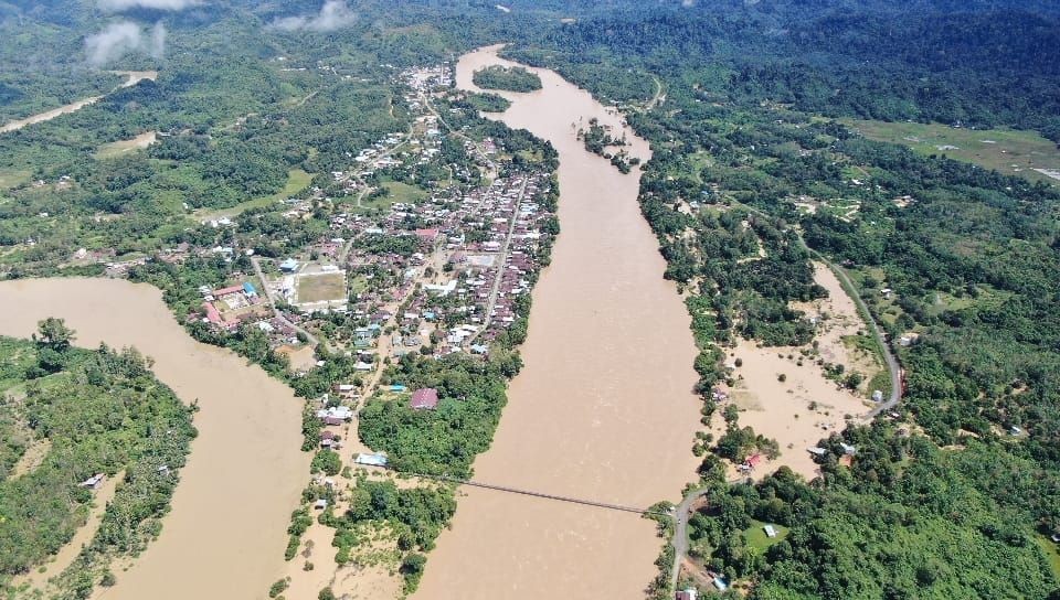 Bencana Banjir, Warga Malinau Mengungsi ke Tempat Tinggi