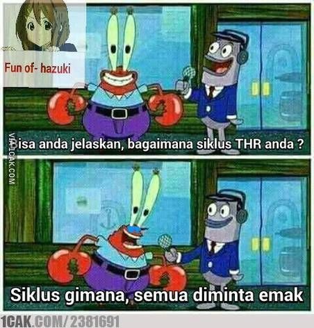10 Meme THR Kocak nan Sedih, Bagiannya Kena Tilap Mama