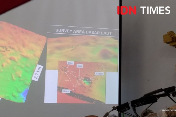 Badan Tekan KRI Nanggala-402 Diduga Jatuh ke Kawah, Posisinya Gelap