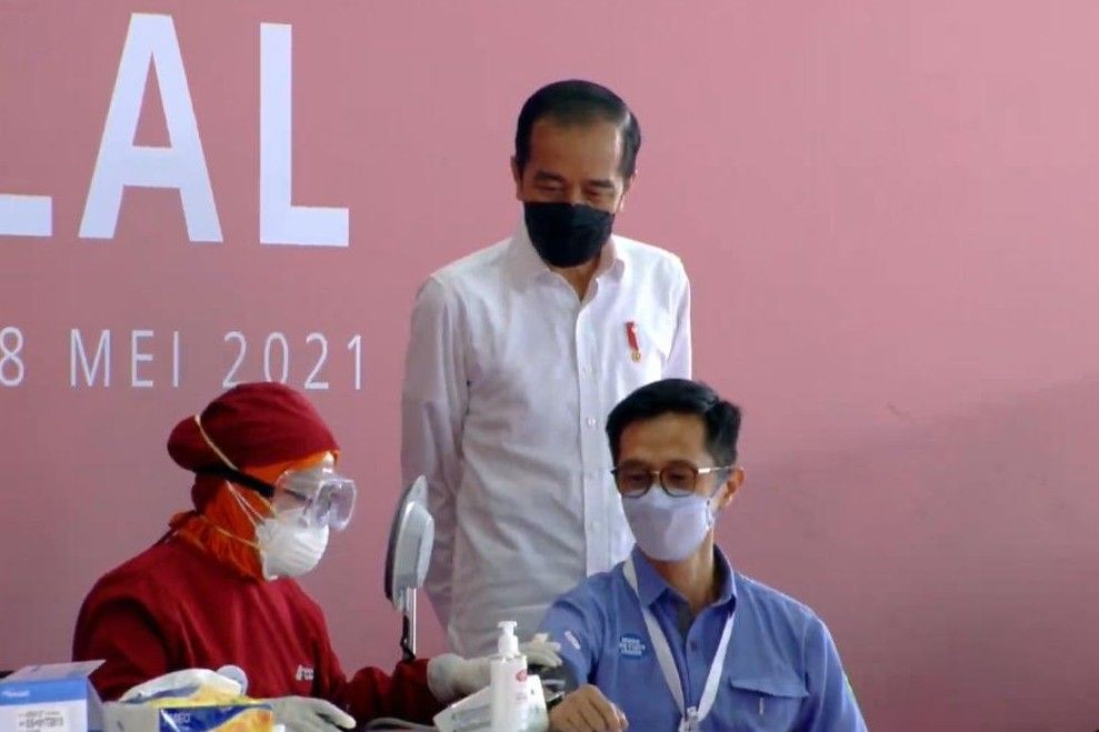 Dapat 760 Dosis Sinopharm, Buruh Jateng Disuntik Vaksin Gotong Royong