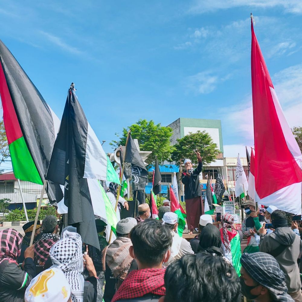 Dukung Palestina, Umat Muslim Balikpapan Serukan Boikot Produk Israel 