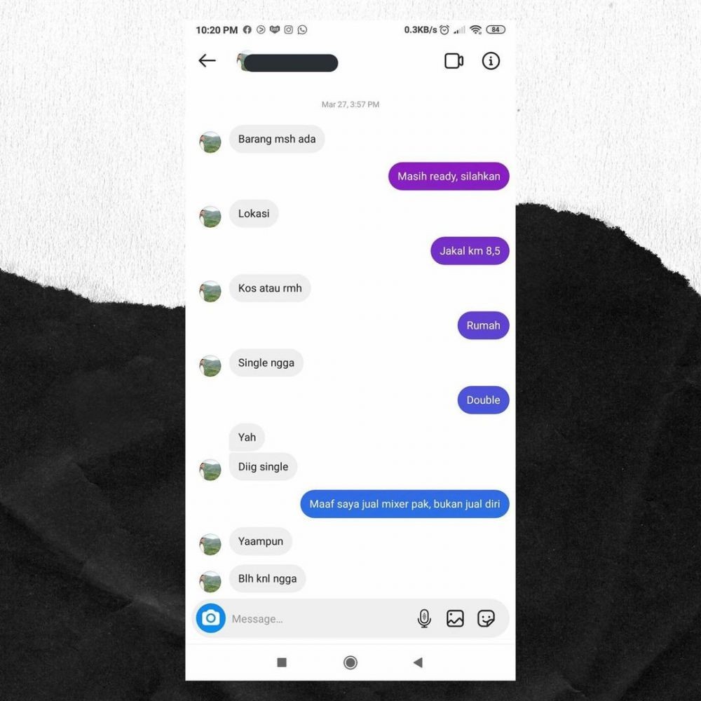 10 Chat Transaksi COD Toko Online yang Kocak, Abis Gak Nyambung