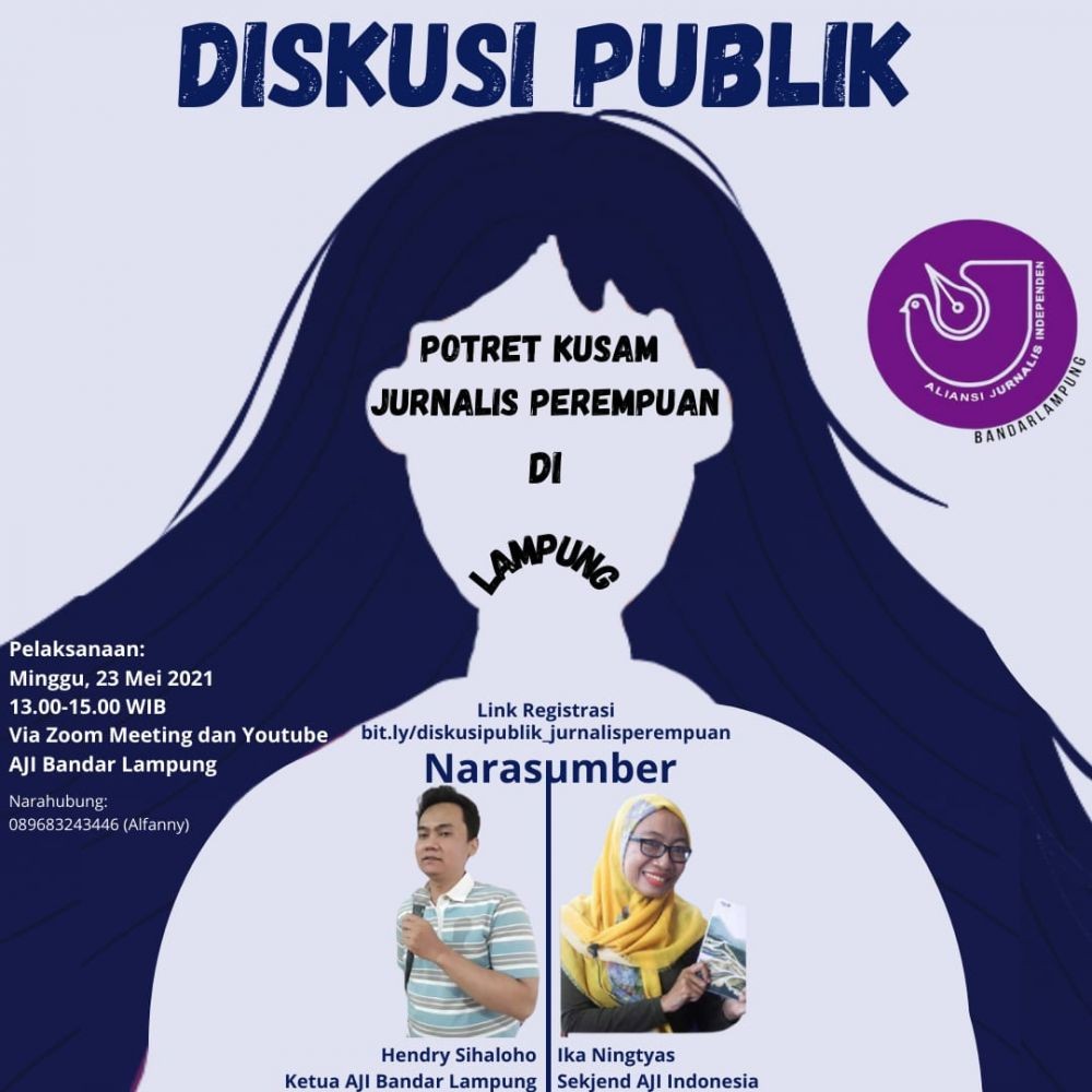 Soroti Potret Kusam Jurnalis Perempuan di Lampung, AJI Gelar Diskusi