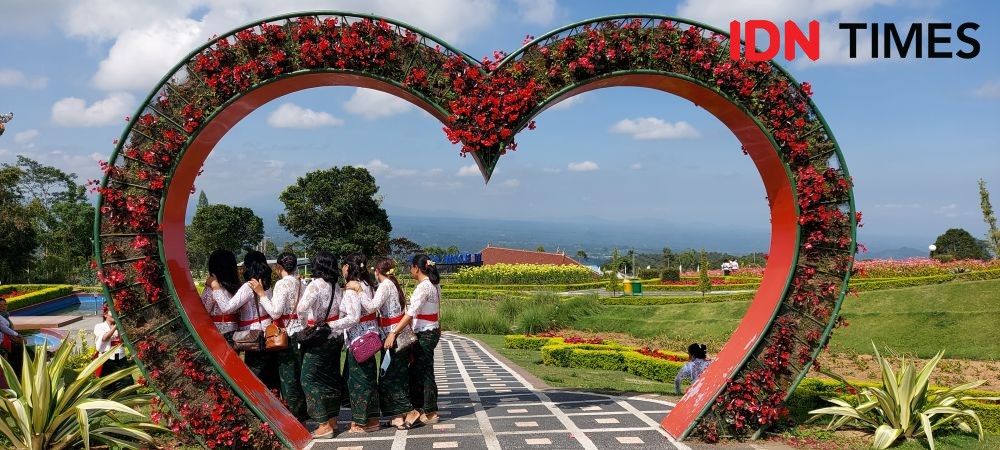 10 Potret Wisata The Blooms Garden di Tabanan Bali, Bikin Mata Segar