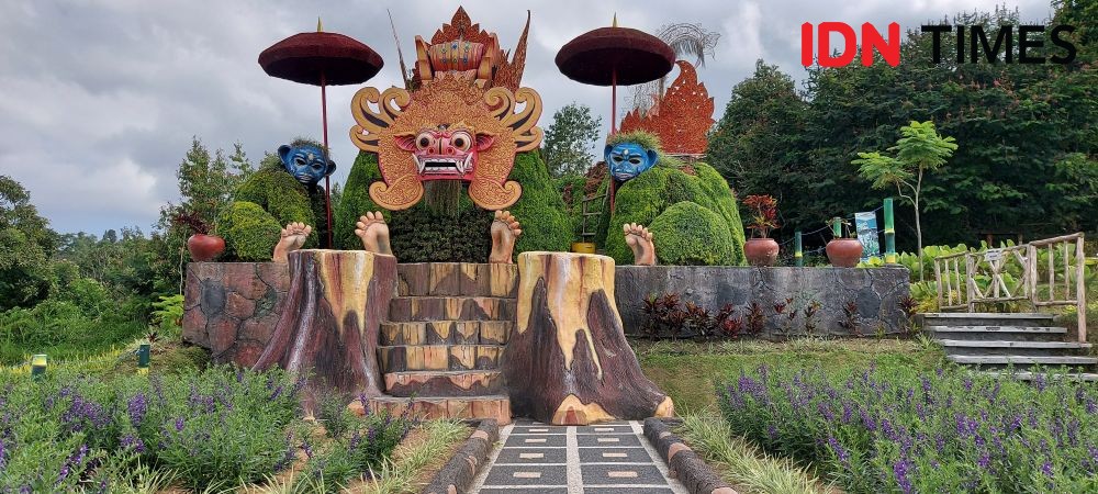 10 Potret Wisata The Blooms Garden di Tabanan Bali, Bikin Mata Segar