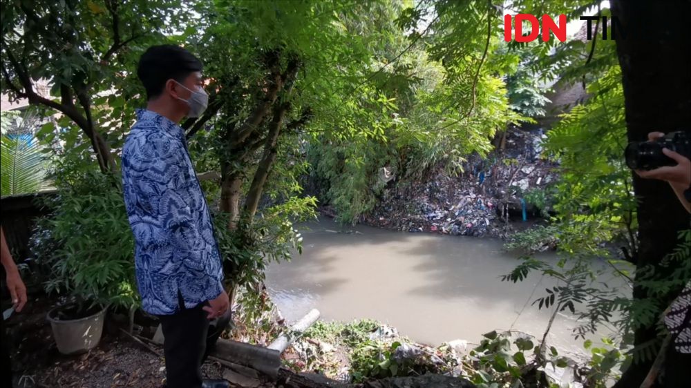 Bantaran Kali Jenes Kebanjiran, Gibran: Aliran Sungai Tersumbat Sampah