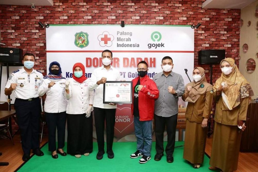Komunitas GoFood Bersama PMI dan Dinkes Medan Gelar Donor Darah
