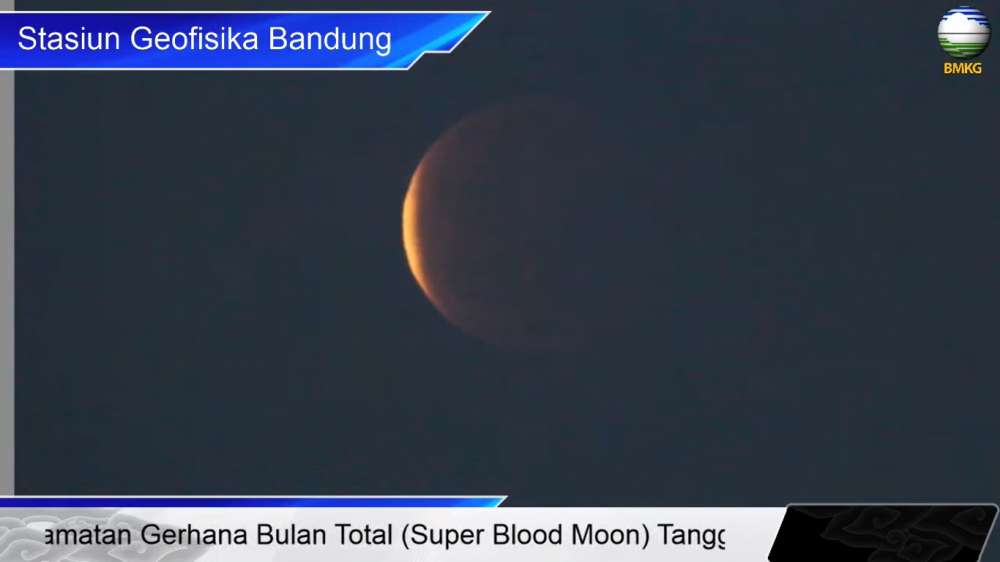 Penampakan Gerhana Bulan Total Dari Berbagai Kota Indonesia