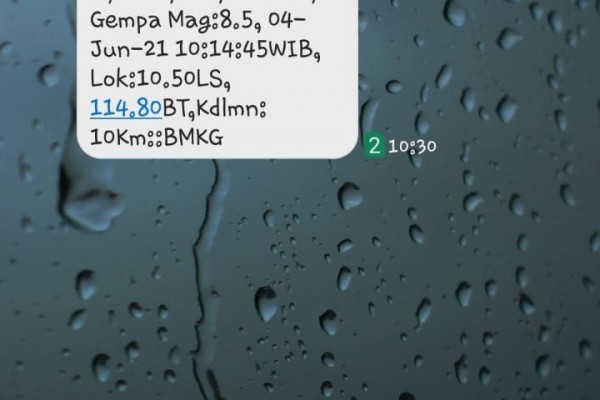 Beredar SMS Peringatan Tsunami Akibat Gempa, Warga Panik