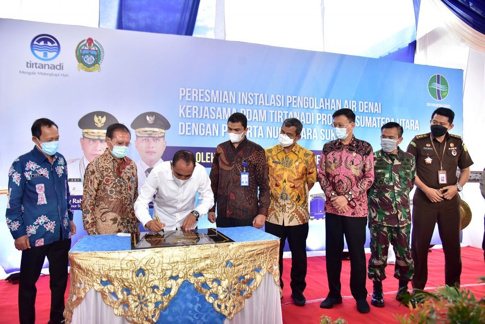 IPA Denai Diresmikan, Tambah Produksi Air Bersih di Kota Medan 