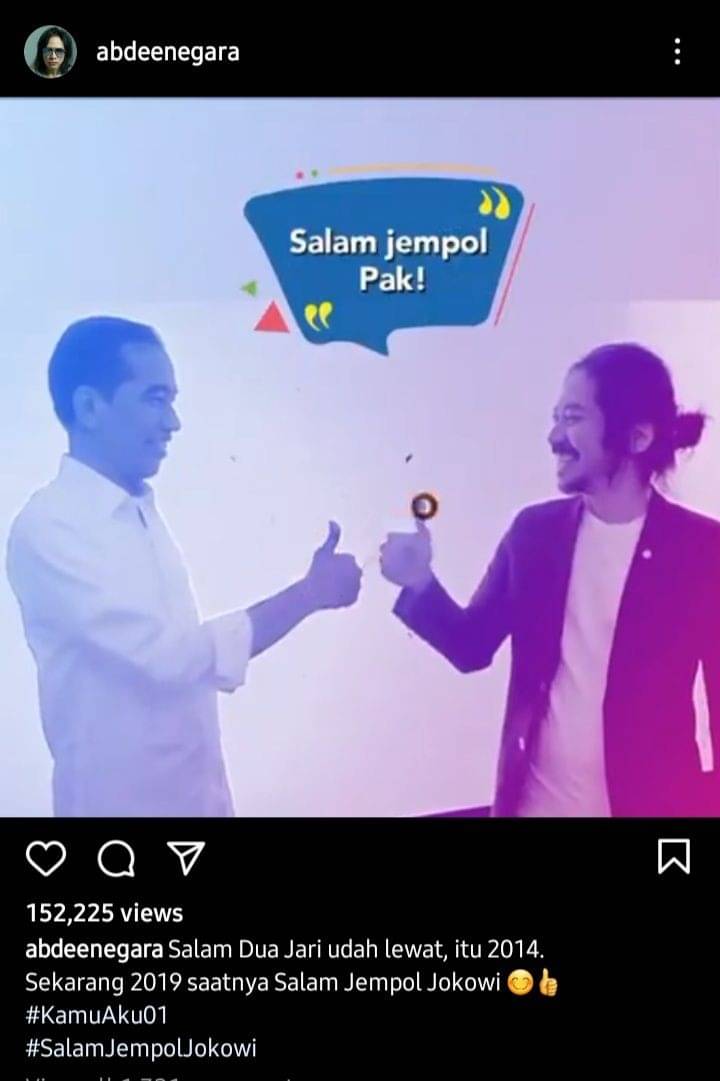 Abdee Slank, Pendukung Jokowi Yang Jadi Komisaris Telkom