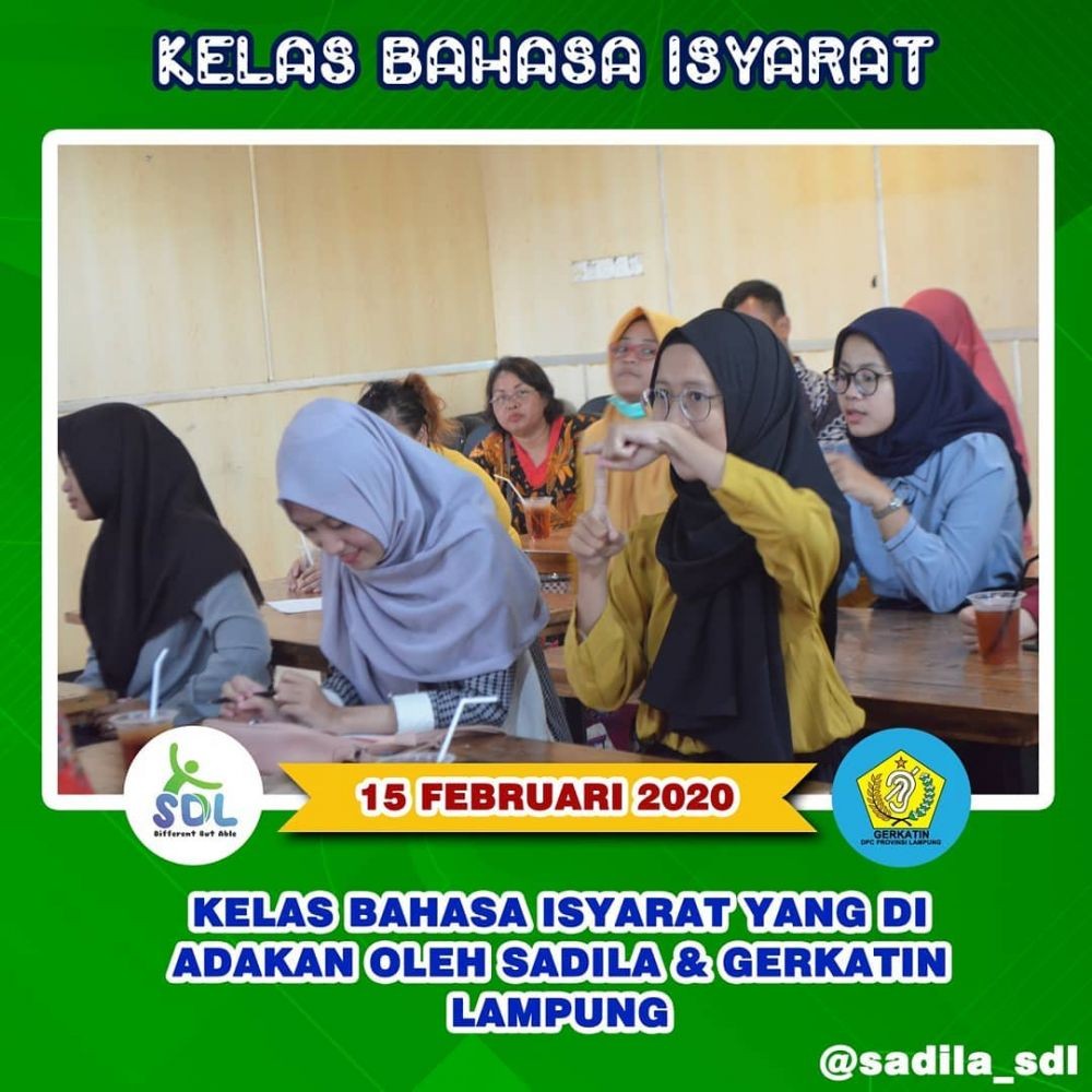 Mengenal Komunitas Sadila, Bina Kaum Difabel Lampung agar Mandiri