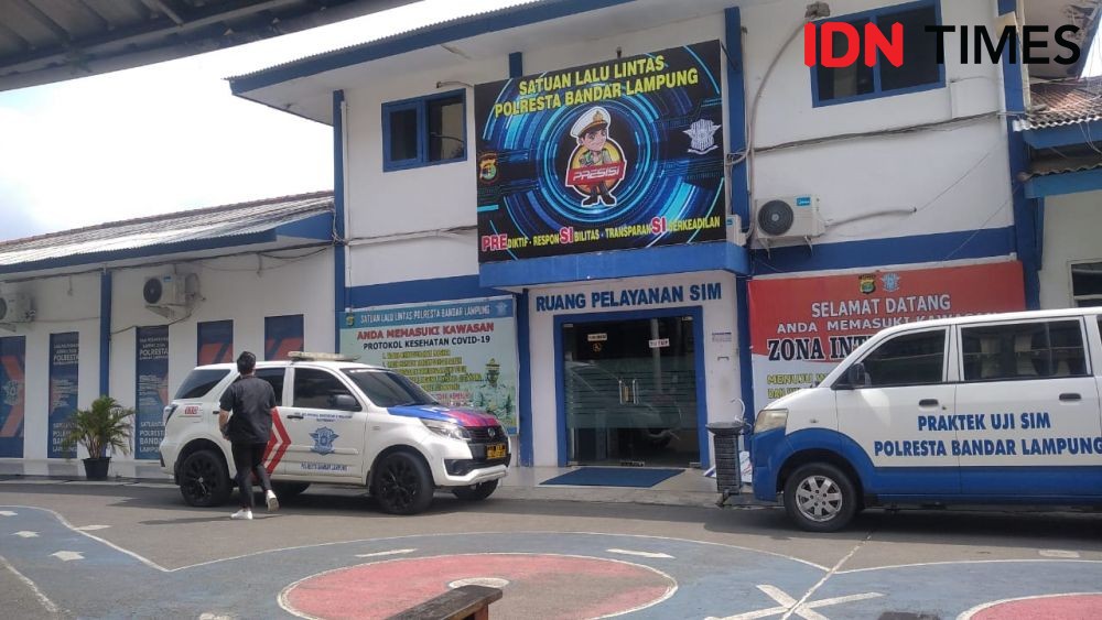 PPKM Darurat, Bagaimana Pelayanan SIM di Polresta Bandar Lampung? 