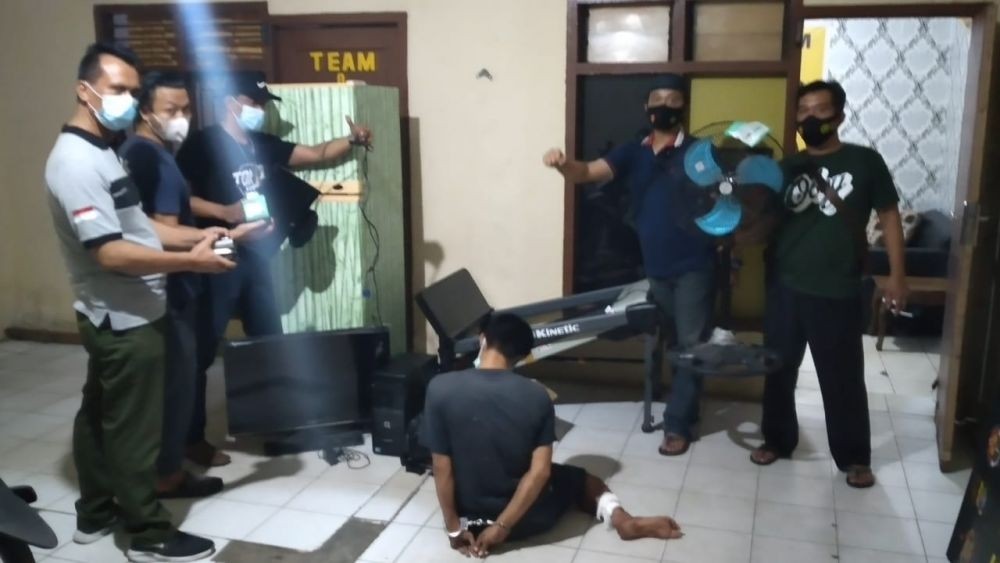Spesialis Pembobol Rumah Kosong di Bandar Lampung Ditembak Polisi