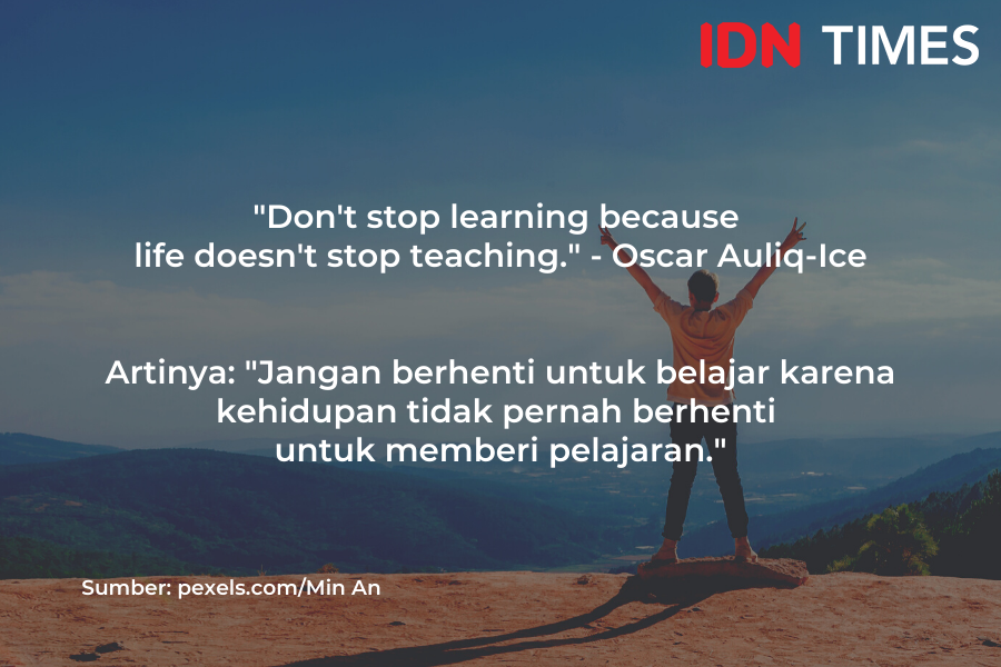 Kata Motivasi Hidup Bahasa Inggris Beserta Artinya Menginspirasi Dalam