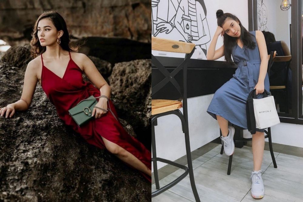 'Kakak Adik' Menawan! 9 Adu Gaya Mentari De Marelle Vs Kezia Aletheia