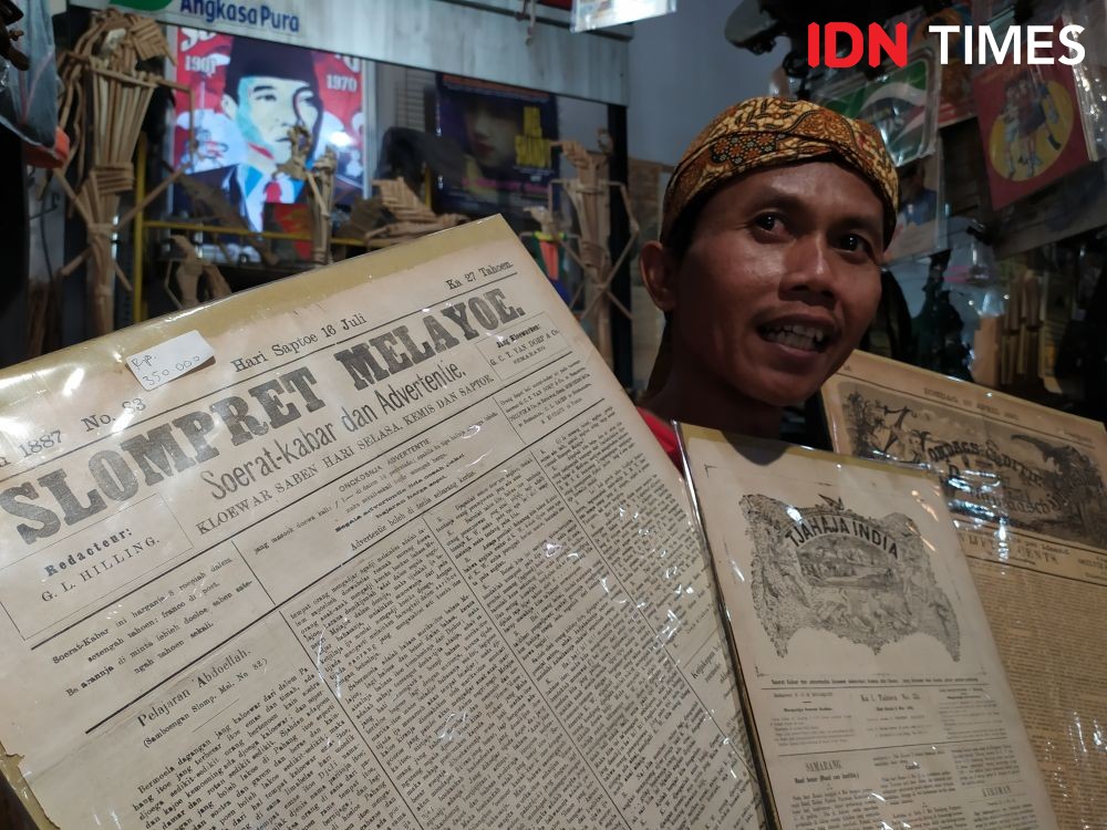Ditemukan di Barang Loak Semarang, Koran Terbitan Perang Dunia I Dijual Rp300 Ribu