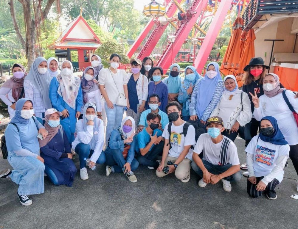 Family Goals, 10 Momen Keluarga Titi Kamal Liburan ke Dufan