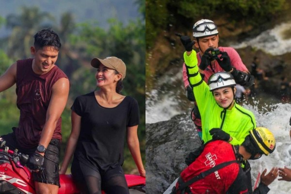 10 Momen Ibnu Jamil dan Ririn Ekawati di Cianjur, Pasangan Petualang!