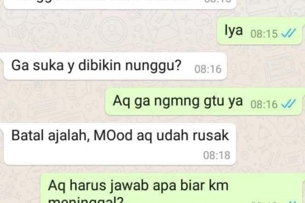 Mau Marah Tapi Gemas 10 Obrolan Dengan Pacar Yang Ngeselin