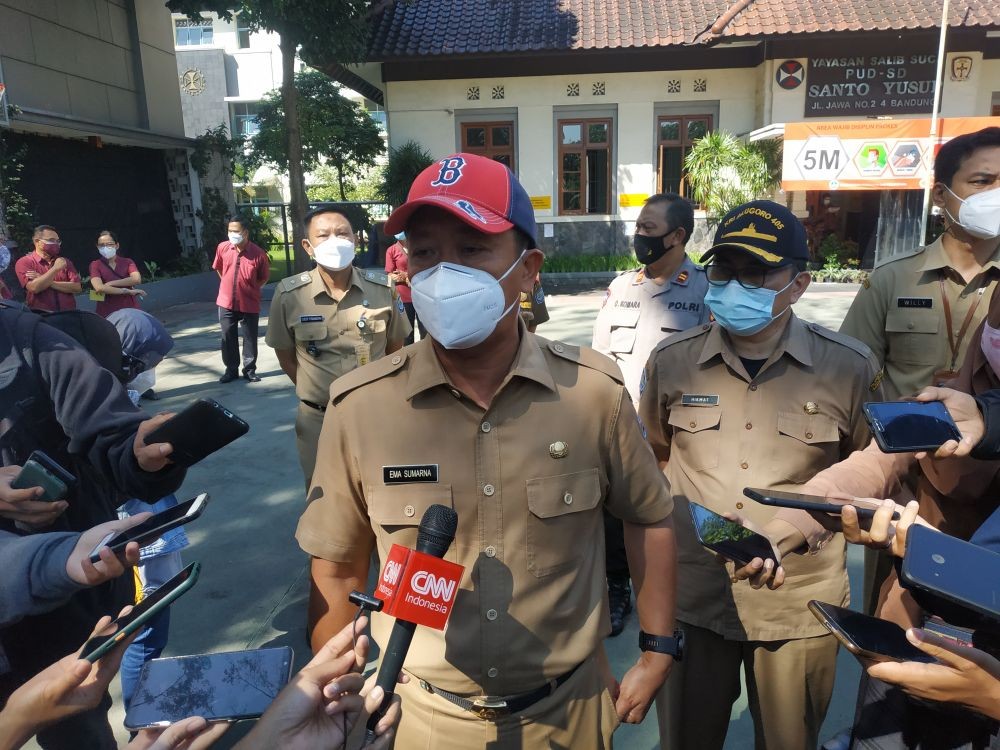 Ragu Tatap Muka, Simulasi PTM di Bandung Hanya Diikuti Sedikit Siswa