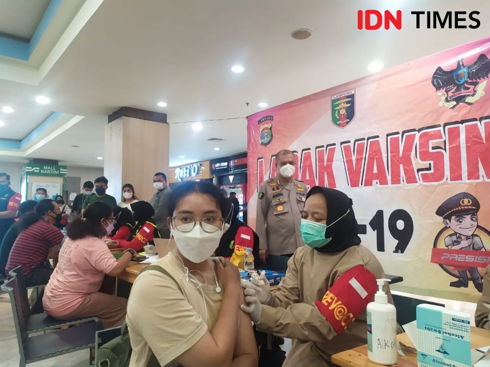 Distribusi 100 Ribu Dosis Vaksin COVID-19 Polda Lampung Rampung 20 Hari