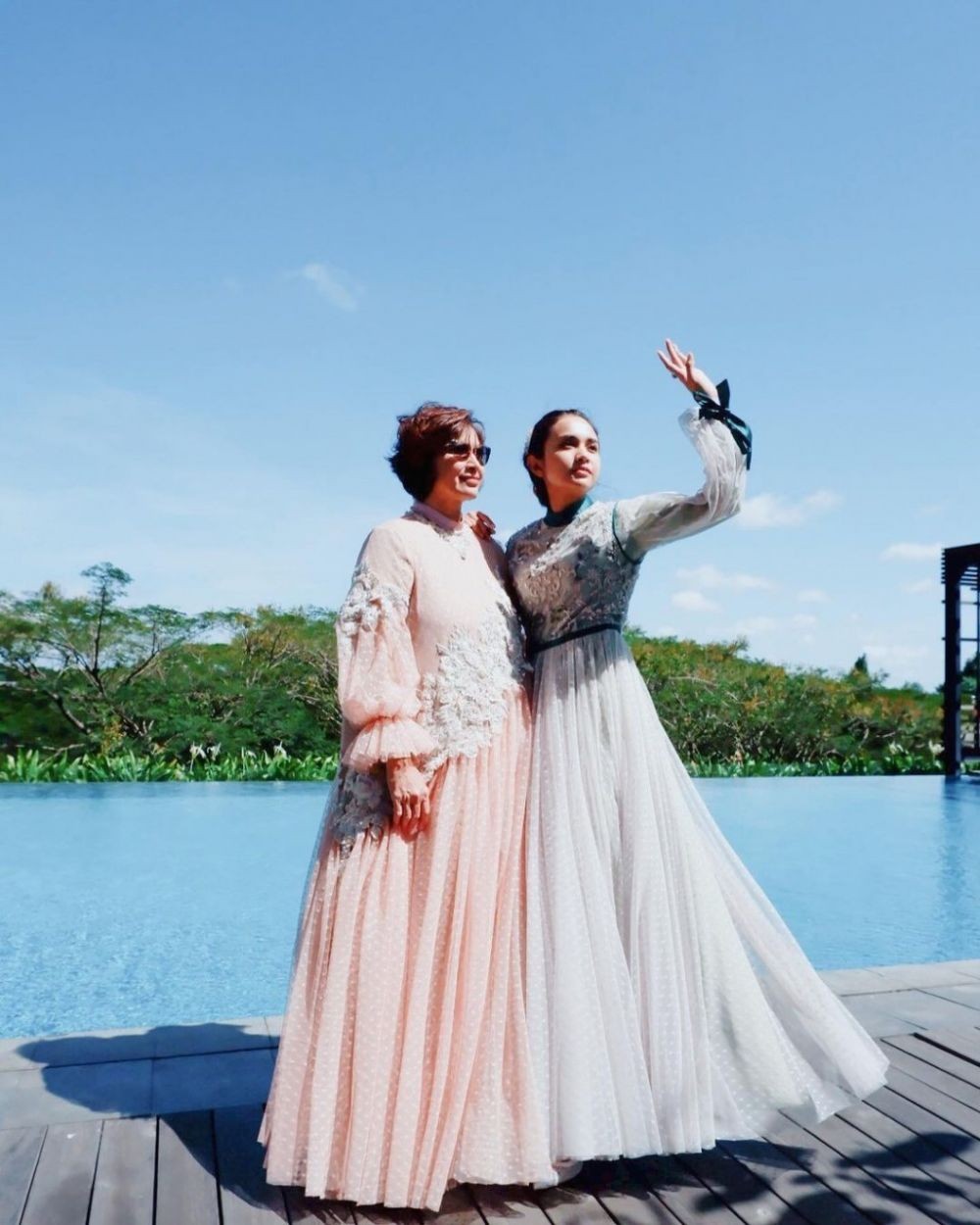 9 Style Kondangan Michelle Ziudith, Imut Menggemaskan Abis!